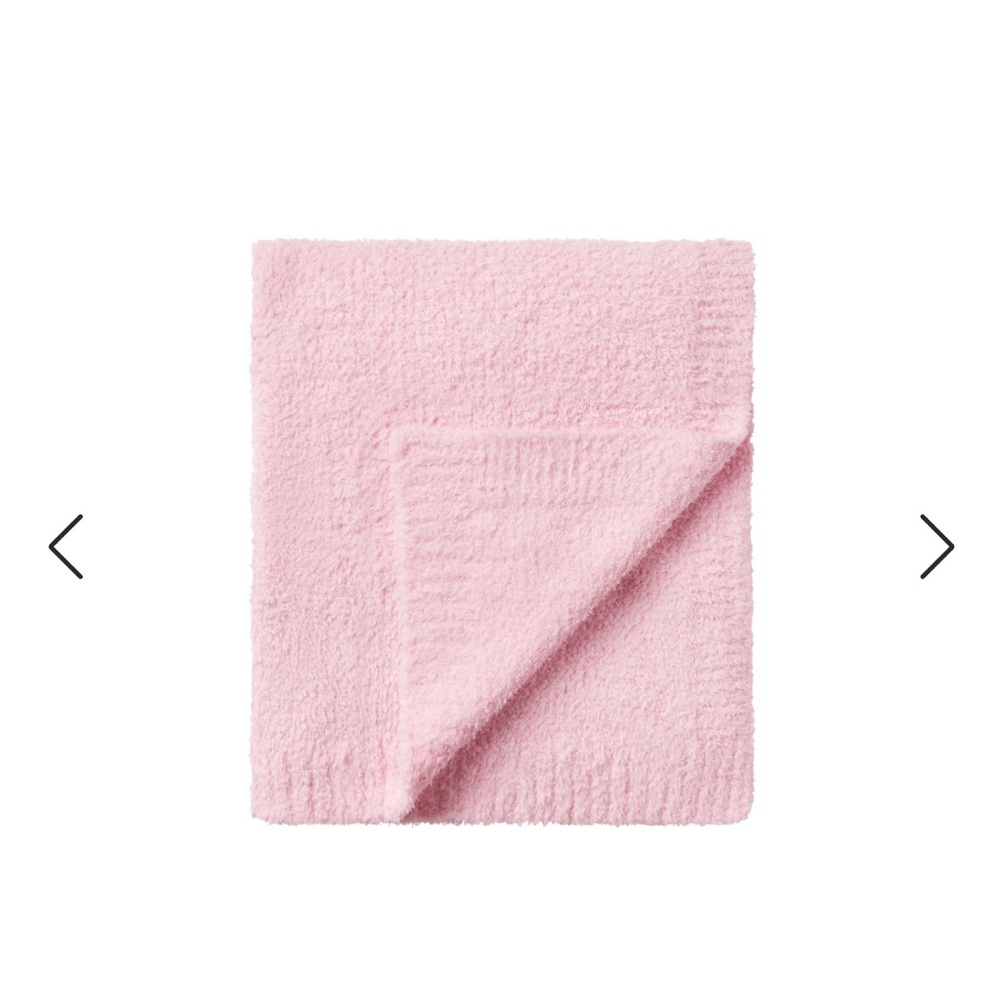 Skims Cozy Knit Blanket NWT Pink